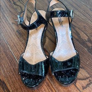 Black Lucky Brand Wedges Size 9.5